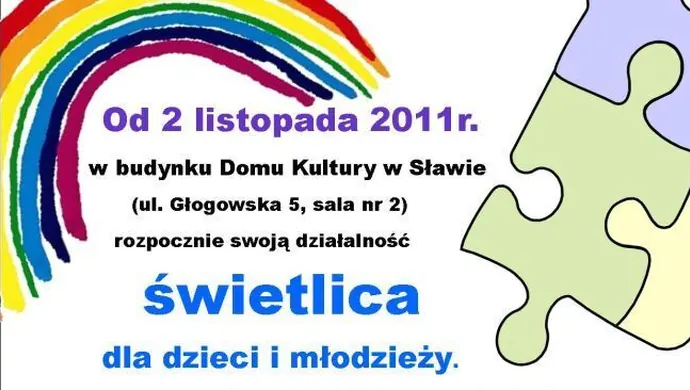Rusza świetlica dla dzieci i młodzieży