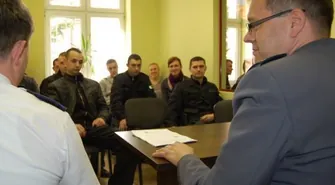 Spotkanie komendanta z „młodą kadrą”