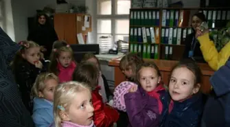 Przedszkolaki odwiedziły Straż Miejską 