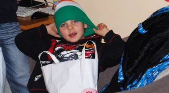 Święty Mikołaj w barwach Zagłębia