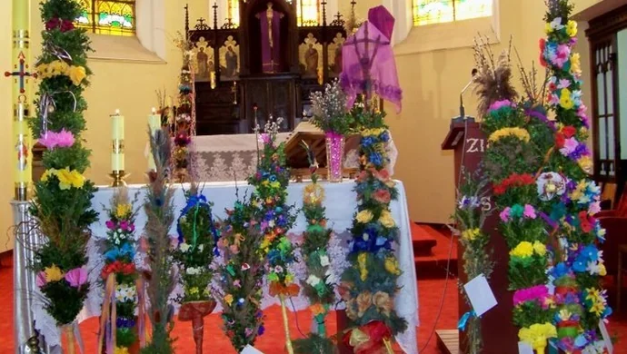 Konkurs palm wielkanocnych w Łysinach