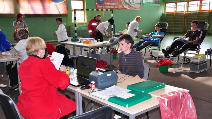 Sława: uzbierali już 35 litrów krwi