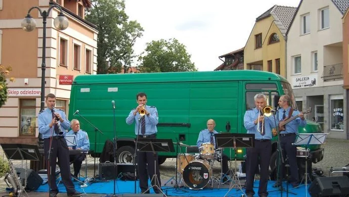 Policyjna Orkiestra Brandenburgii zagrała w Sławie
