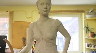 Jest już gipsowy pomnik Diany