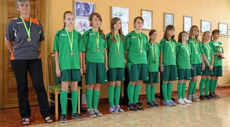 Piłkarki ze Sławy w brązie