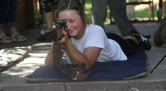 LOK Wschowa: strzelali rekreacyjnie w Puszczy k. Szlichtyngowej