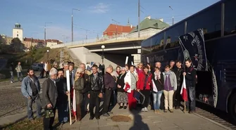 Wzięli udział w marszu pod hasłem ,,Obudź się Polsko"