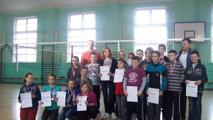 Turniej na zakończenie ferii z siatkówką