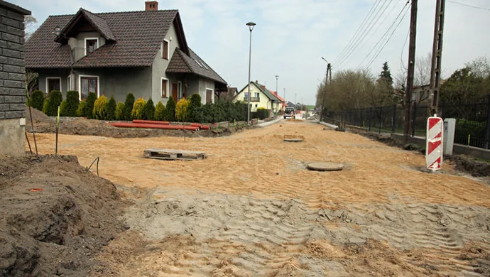 Remontują ulicę Działkową