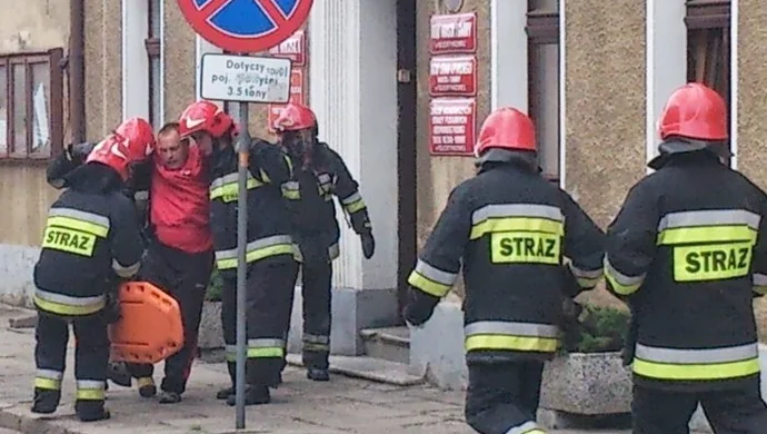 Pożar w Urzędzie Miejskim 