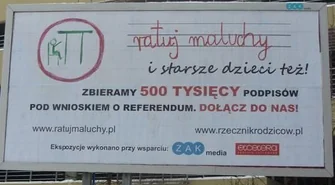 W niedzielę zbierali podpisy w akcji ,,Ratuj Maluchy i starsze dzieci też"