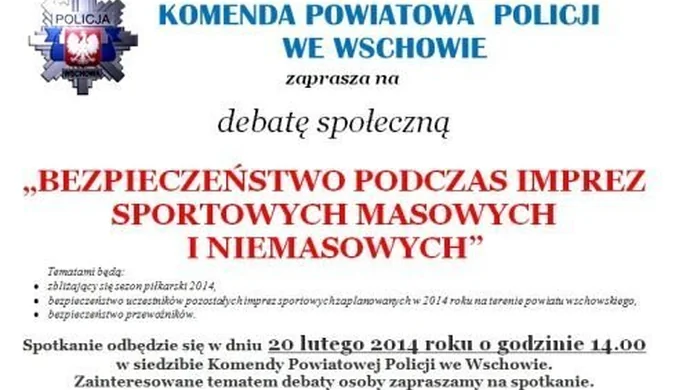 Policja zaprasza na debatę społeczną