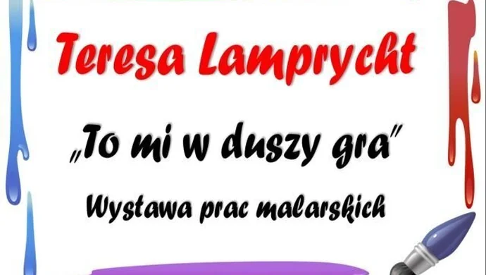  „To mi w duszy gra"- wystawa malarstwa w bibliotece