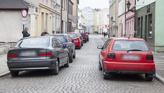 Zablokowała ruch na Ratuszowej