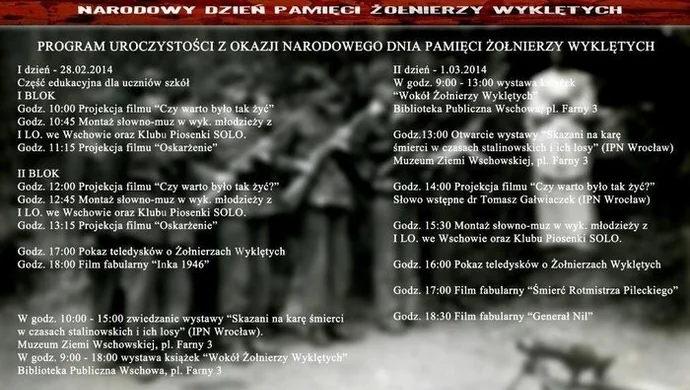 Obchody Dnia Żołnierzy Wyklętych