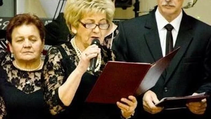 Z chórem ,,Lutnia" w Sejmie
