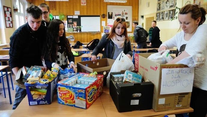 Zbierali dla Hospicjum