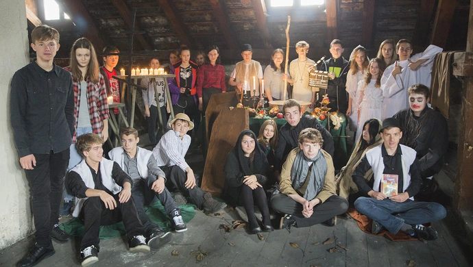 Adaptacja ,,Dziadów" w wykonaniu uczniów Gimnazjum Językowego