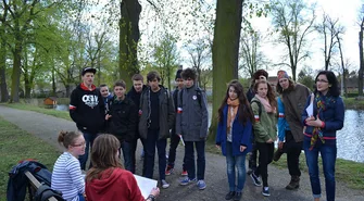 Nietypowa lekcja polskiego i historii w Gimnazjum Językowym