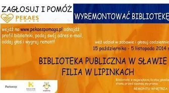 Zagłosuj i pomóż wyremontować bibliotekę