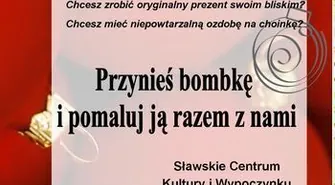 Wspólne malowanie bombek w Sławie