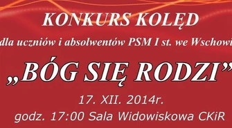 Konkurs kolęd w wykonaniu uczniów i absolwentów szkoły muzycznej