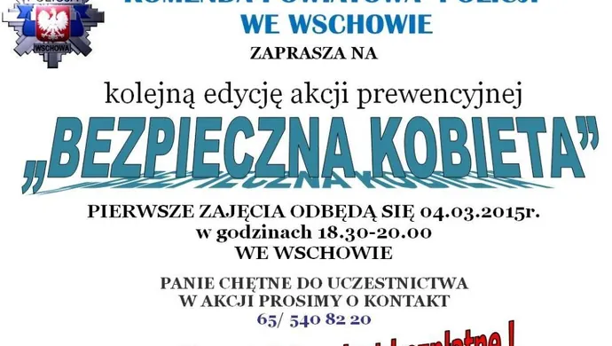 Kolejna edycja Bezpiecznej kobiety