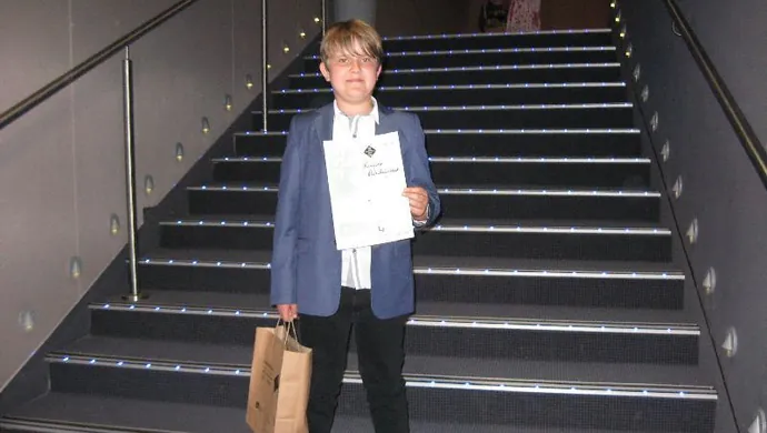 Wyróżnienie dla Kacpra Mikołajczuka