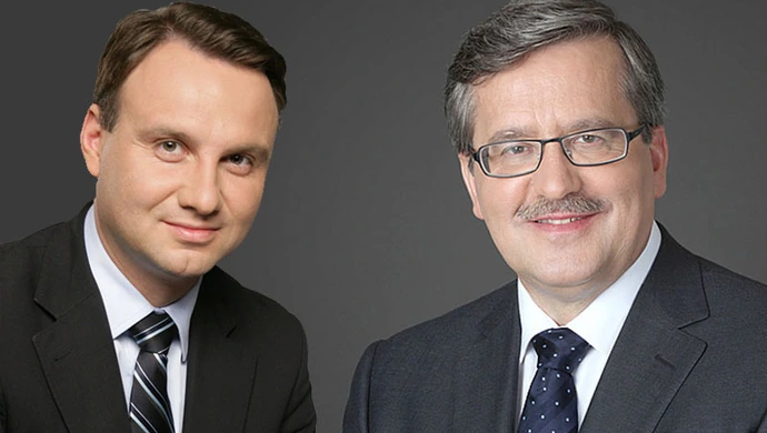 W Sławie Komorowski, w Szlichtyngowej Duda