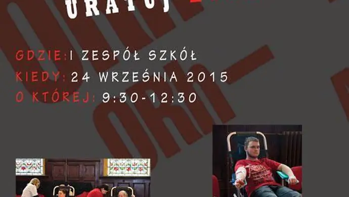 70 litrów krwi na 70-lecie I Zespołu Szkół we Wschowie