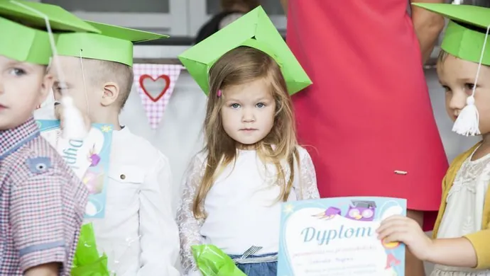 Pasowanie na przedszkolaka w ,,Złotej Rybce"