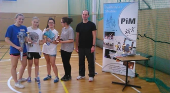 Turniej badmintona w I ZS