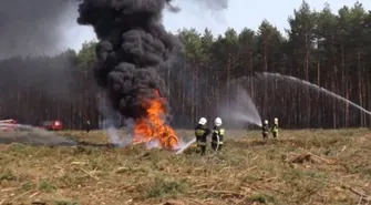 Odbyli ćwiczenia na wypadek powstania pożaru w lesie