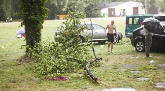 Nawałnica przeszła nad Sławą