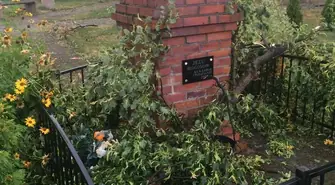 Krajobraz przed i po burzy