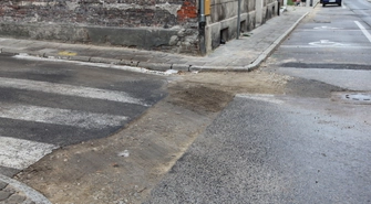 Wyrównali niebezpieczny odcinek drogi