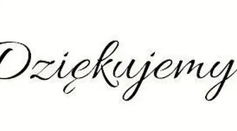 Podziękowania od całej rodziny