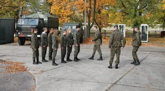 Ćwiczenia klas mundurowych