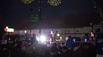 Powitanie świętego Mikołaja w Sławie