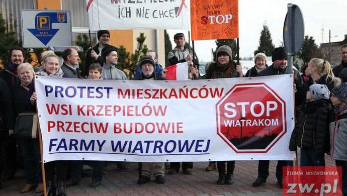 Kolejny sprzeciw wobec wiatraków w Krzepielowie
