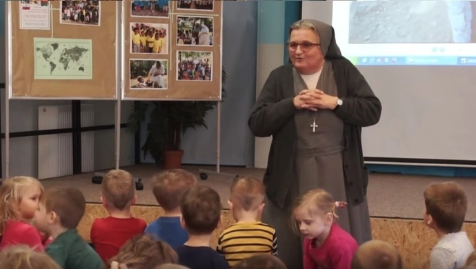 Siostra misjonarka z wizytą we Wschowie