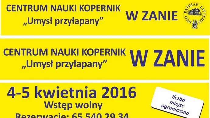 Wystawa Centrum Nauki Kopernik w Zanie