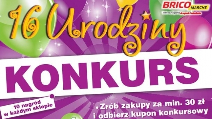 16 urodziny Bricomarche