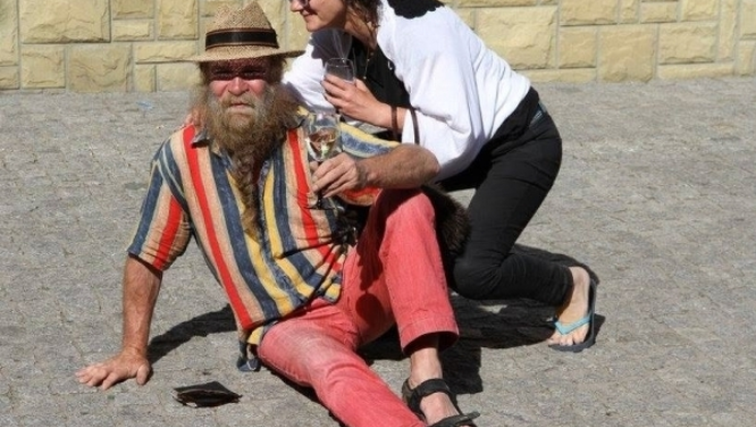 Wernisaż u Dudka na koniec Międzynarodowych Spotkań Twórczych w Sławie