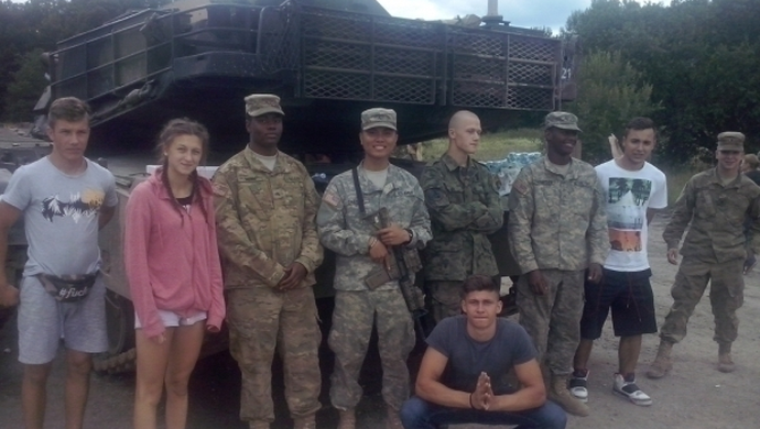 7 miejsce uczniów klasy mundurowej