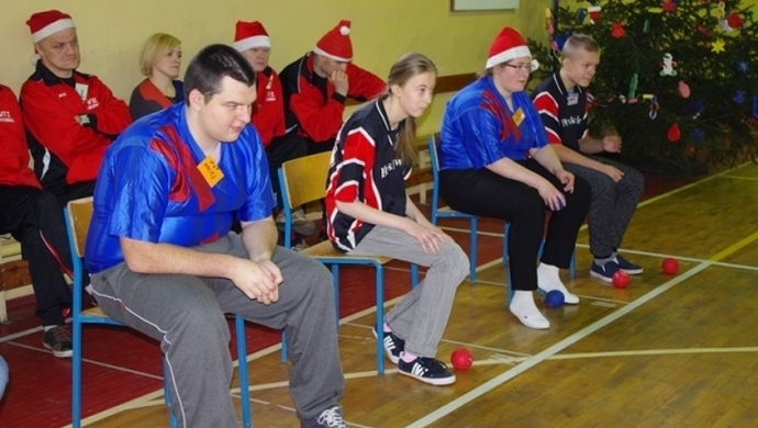 Mikołajkowy turniej w Boccia