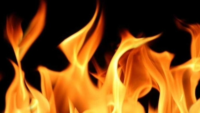 Zapaliła się lakiernia