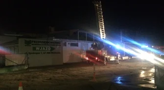 Paliła się sadza w kominie