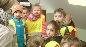 Przedszkolaki z wizytą w Komendzie Powiatowej Policji