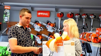 Pan Marek z Łęgonia wygrał piłę spalinową z okazji 90 urodzin STIHL